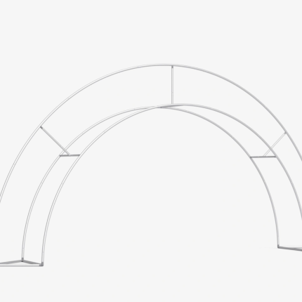 Textile exhibition advertising gate, large entrance arch, Alu frame - RED Gate 24 - Image 3