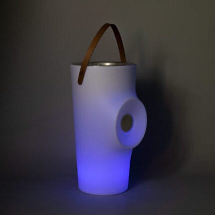 Garden WOODOO bottle container with speaker and lighting PLAY