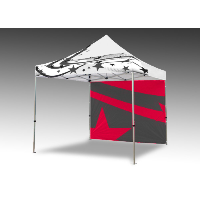 Scissor tent PRINTED 3x3m, printed roof, aluminium construction