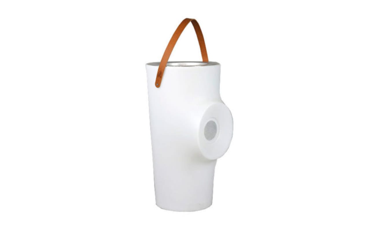Garden WOODOO bottle container with speaker and lighting PLAY