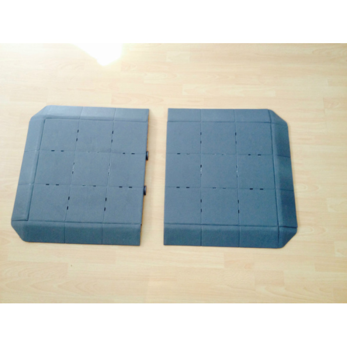 Plastic grey mobile floor (0,5x0,5 m)