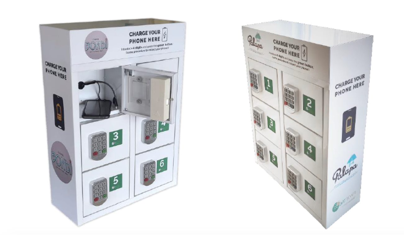 BatterLand CELL 6 - lockable charging station