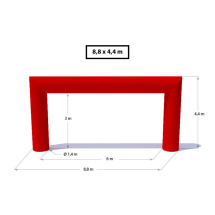 Inflatable gate - Rectangle (without printing)