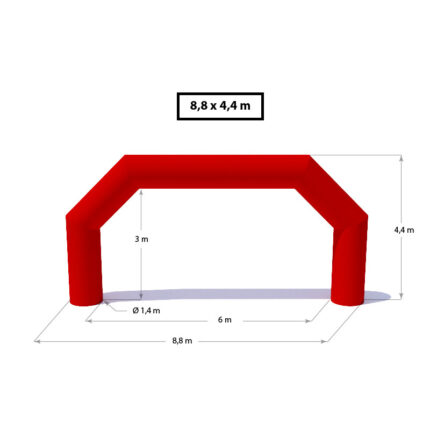 Inflatable gate - Polygon (without printing)