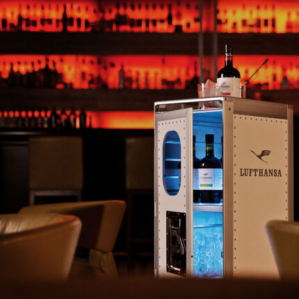 MINI BAR by Stewardess - Lufthansa - RETRO SET
