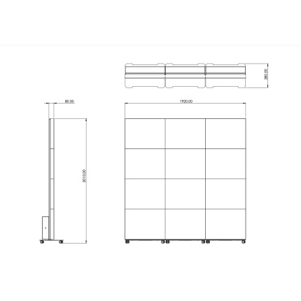 Indoor, freestanding mobile and digital screen 80" - LED TOTEM - Image 11