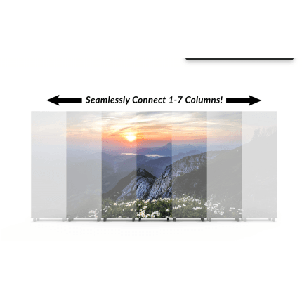 Indoor, freestanding mobile and digital screen 80" - LED TOTEM - Image 9