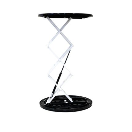 Mobile textile counter ROUND BIG QUICK | Round advertising table - Image 2
